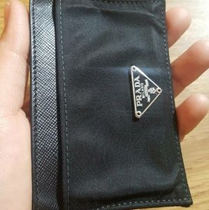 Prada wallet card holder